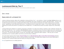 Tablet Screenshot of luminescentskinbytinat.com